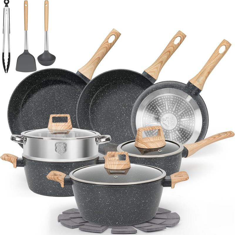 Granite Induction Cookware Set