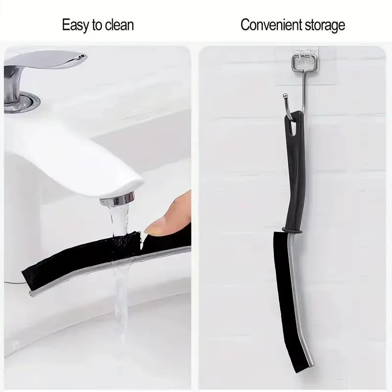 GrimeBuster™ 5-Piece Crevice Cleaning Brush Set – Heavy-Duty Gap & Grout Cleaner with Hard Bristles