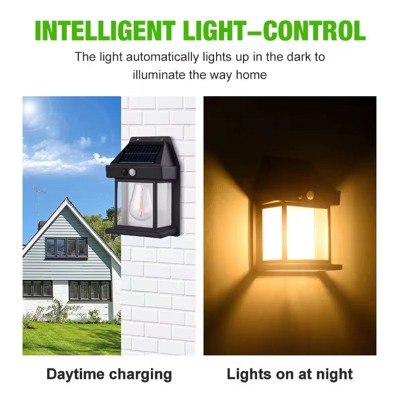 SolarGuard™ Motion Sensor Wall Light – Weatherproof LED Security for Any Outdoor Space