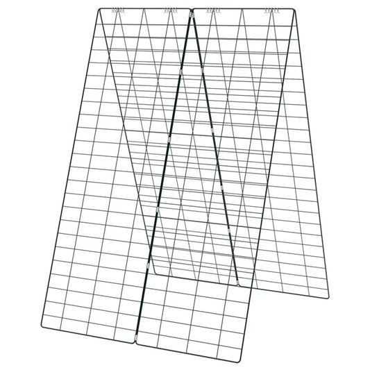 2 Pieces Foldable A-Frame Trellis Plant Supports with Twist Ties